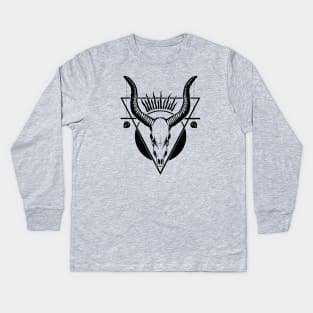 Capricorn Zodiac Sign Shirt Kids Long Sleeve T-Shirt